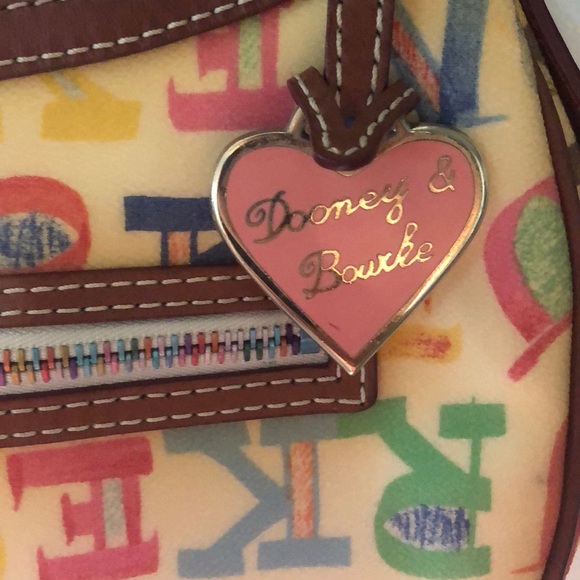 Dooney and Bourke Vintage Scribble Bag - Picture 2 of 12